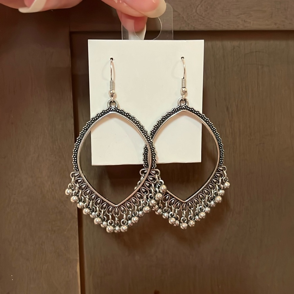 Silver Dangle Earrings